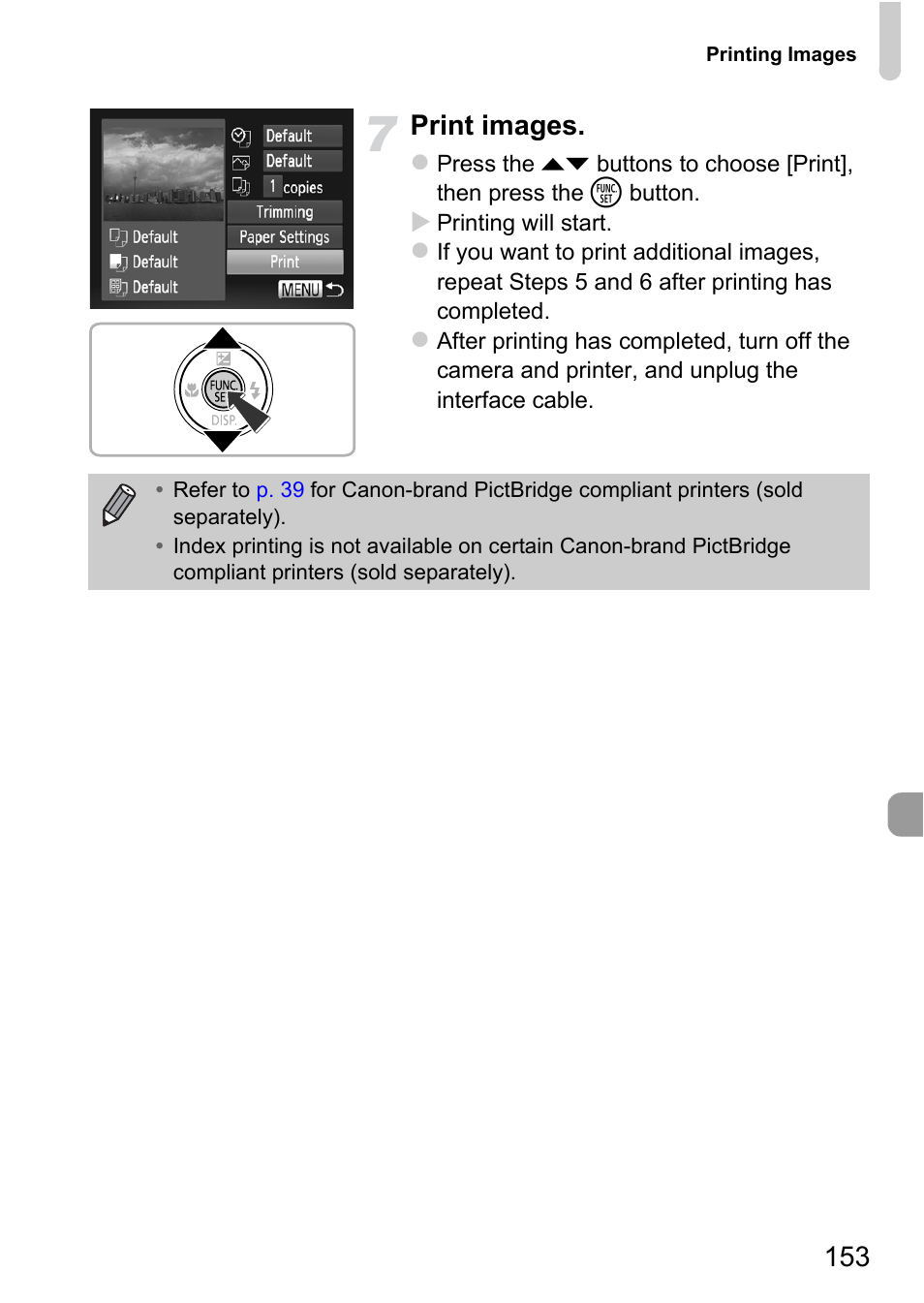 153 print images | Canon 220 HS User Manual | Page 153 / 209