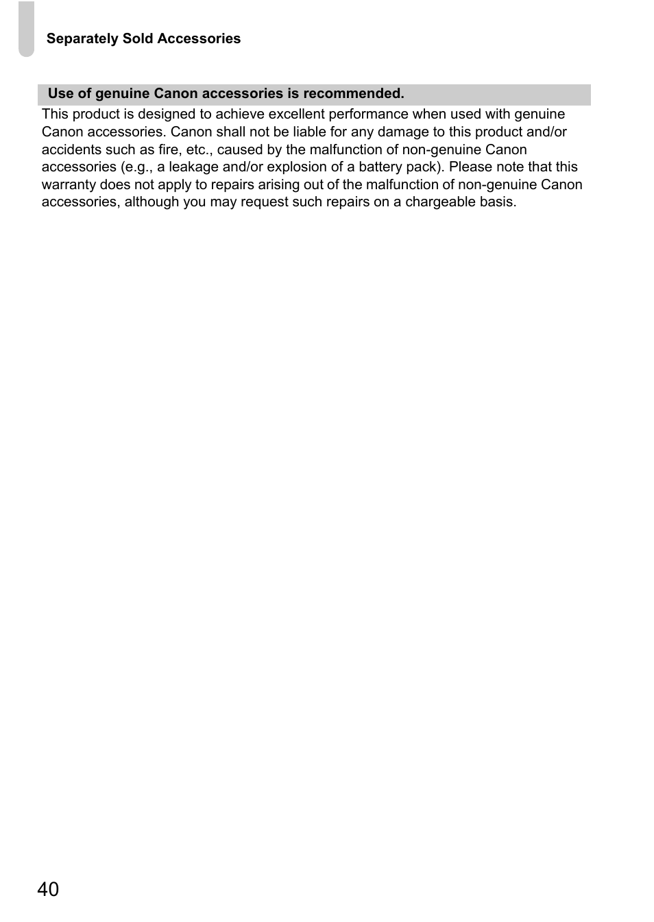 Canon 220 HS User Manual | Page 40 / 209
