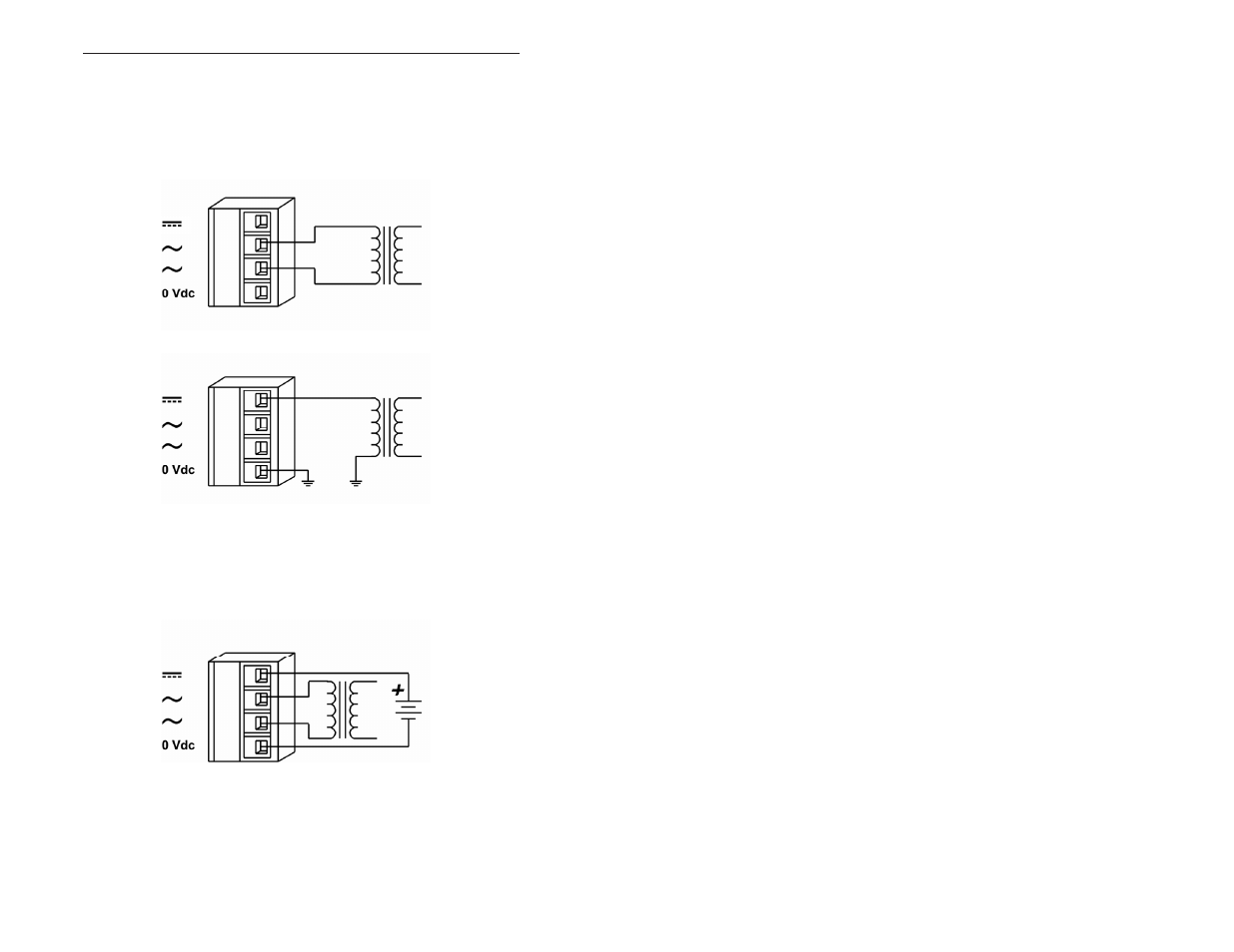 Ac powered, Ac powered with battery backup | Contemporary Control Systems AI-FR Redundant Fibre Hubs User Manual | Page 4 / 9