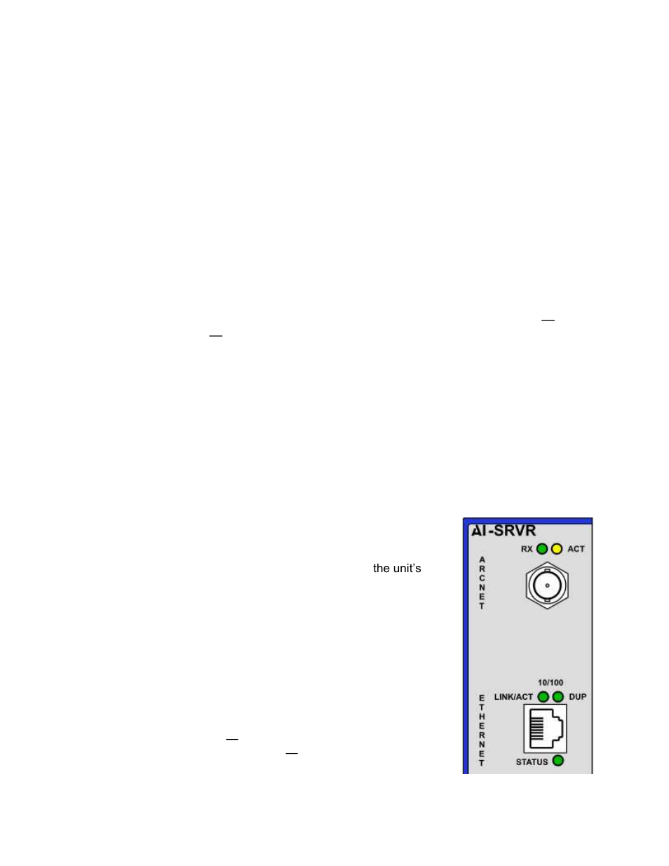 4 operation, 1 general considerations, 1 functions of operation | 2 configuration, 3 leds, Operation, General considerations, Functions of operation, Configuration, Leds | Contemporary Control Systems AI-SRVR Servers to Ethernet User Manual User Manual | Page 6 / 20