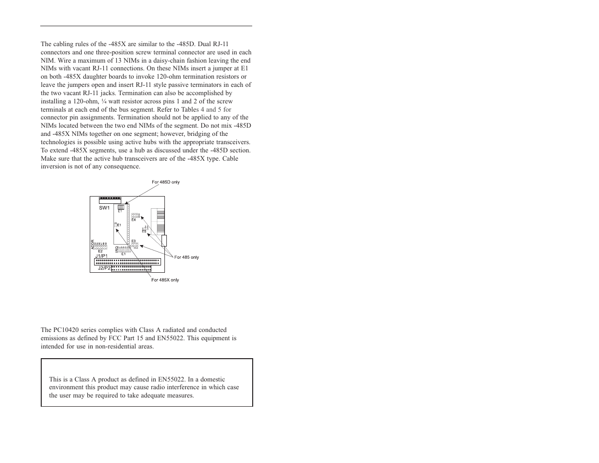 Electromagnetic compatibility | Contemporary Control Systems PC10420 Adapters User Manual | Page 13 / 16