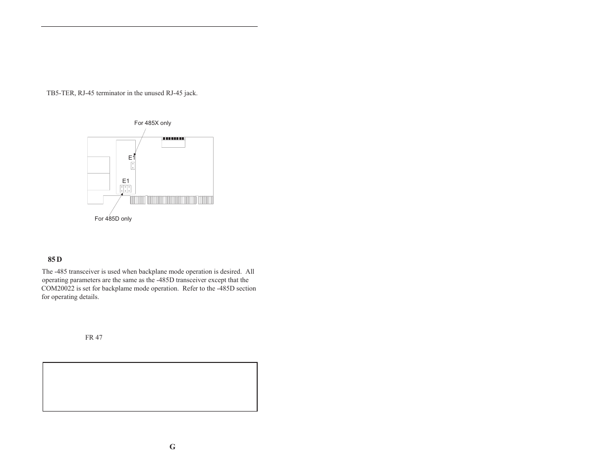 4000 ac-coupled eia-485, 485 dc-coupled eia-485, Electromagnetic compatibility | Contemporary Control Systems PCI20U Adapters User Manual | Page 10 / 12