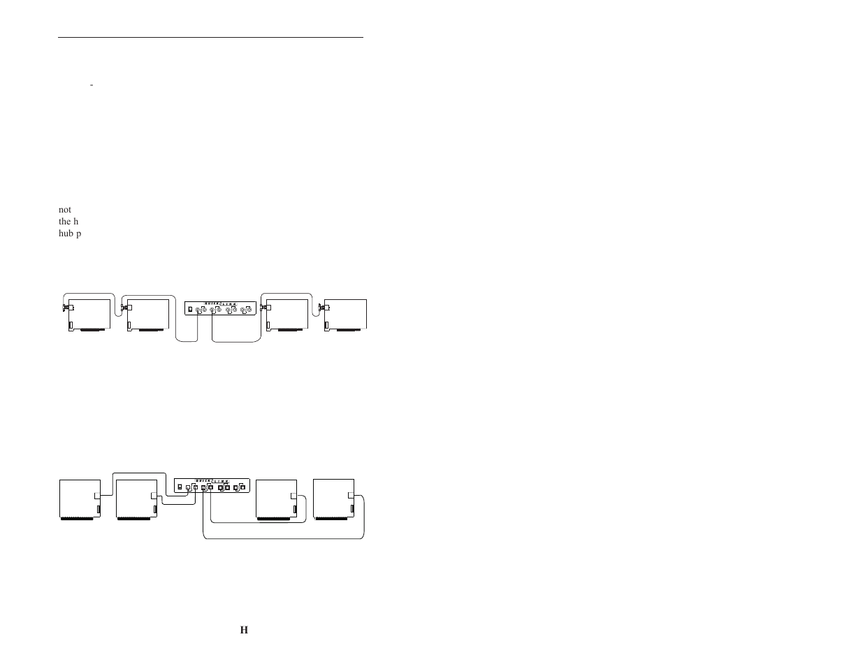 Cxb coaxial bus, Tps twisted-pair star | Contemporary Control Systems QuickLink Active Hubs User Manual | Page 5 / 8