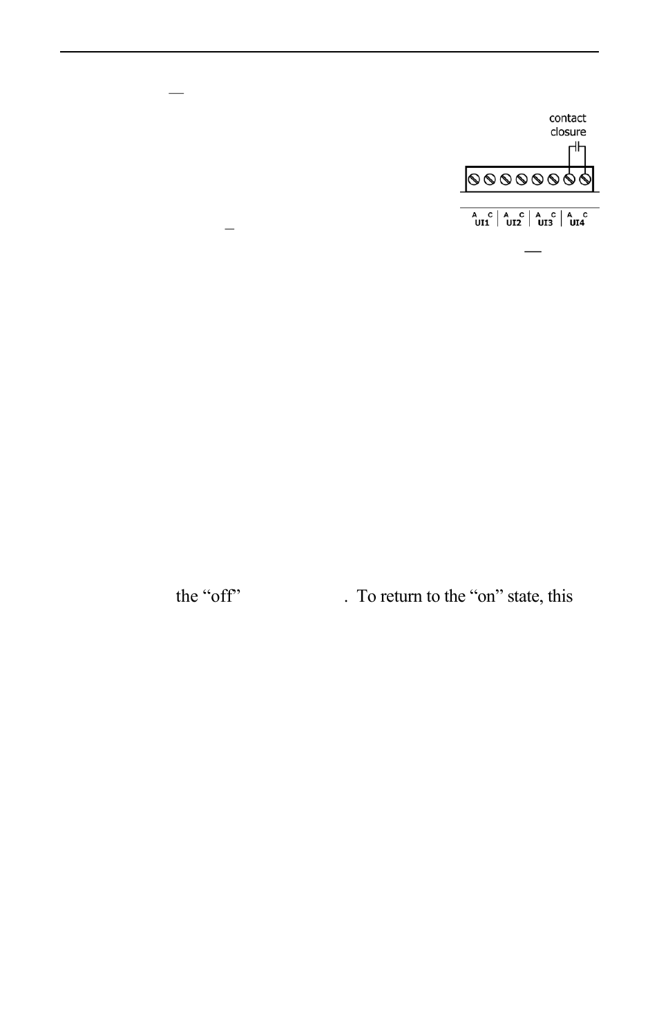 Universal input — configured for binary input | Contemporary Control Systems BAScontrol20 Installation Guide User Manual | Page 8 / 16