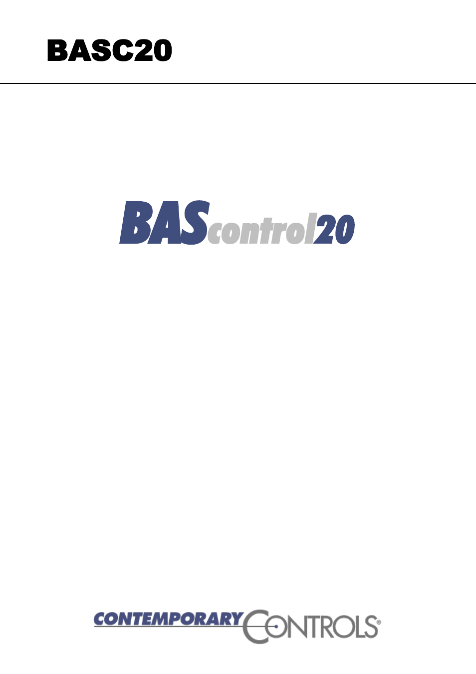 Contemporary Control Systems BAScontrol20 User Manual User Manual | 53 pages