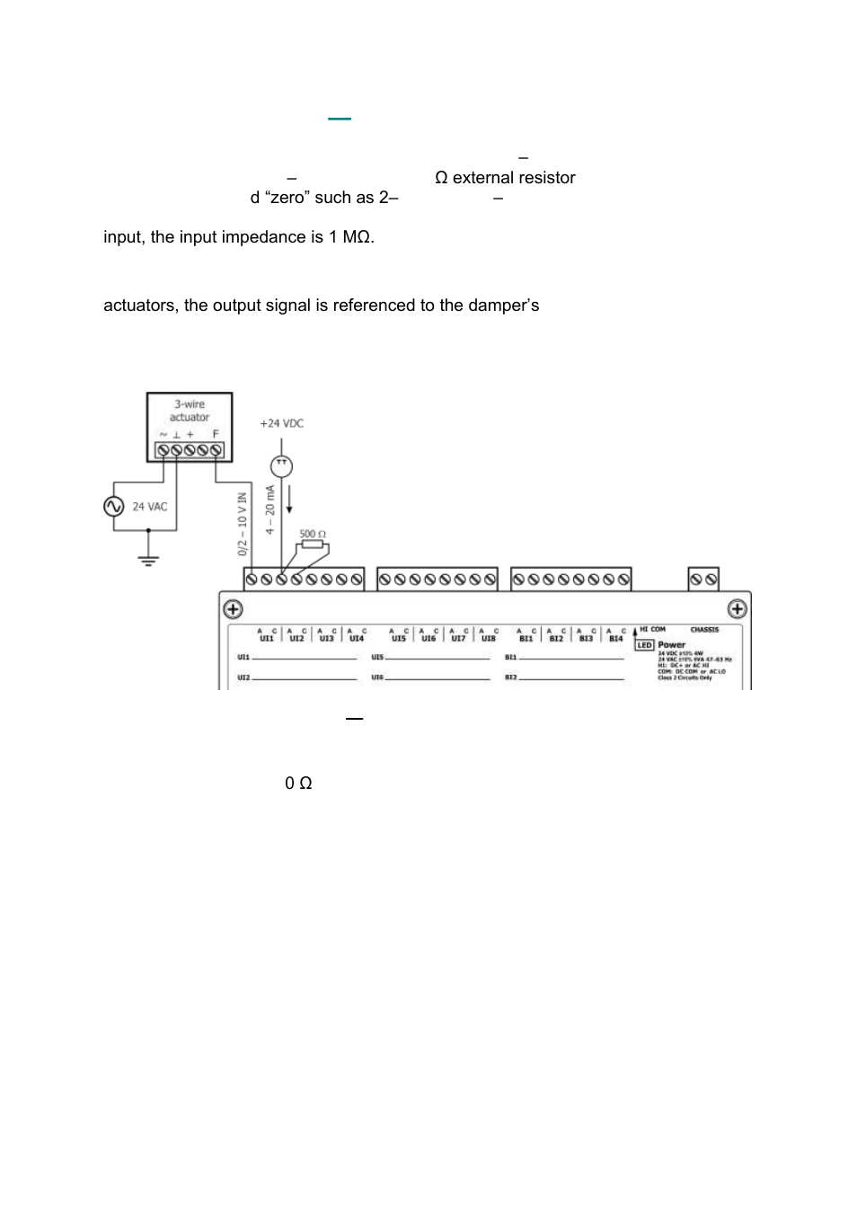 2 universal input — configured as analog input, Universal input, Configured as analog input | Contemporary Control Systems BAScontrol20 User Manual User Manual | Page 15 / 53