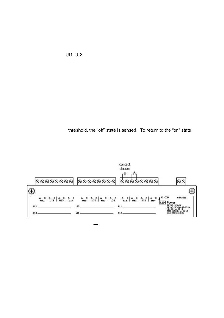 8 binary inputs, Binary inputs | Contemporary Control Systems BAScontrol20 User Manual User Manual | Page 21 / 53