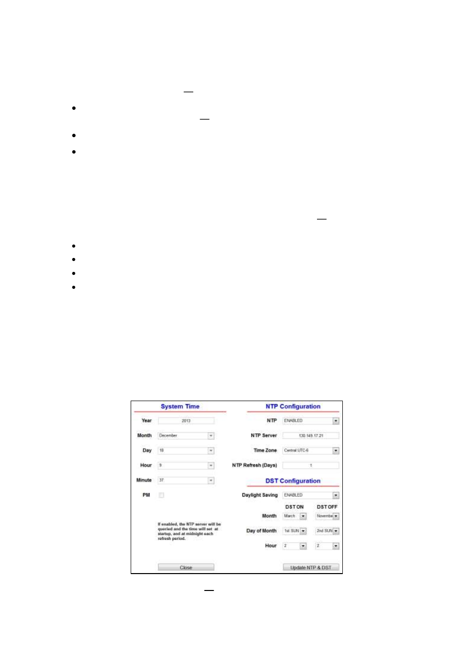 6 system time, 1 ntp (network time protocol), 2 dst (daylight saving time, aka summer time) | Contemporary Control Systems BAScontrol20 User Manual User Manual | Page 29 / 53