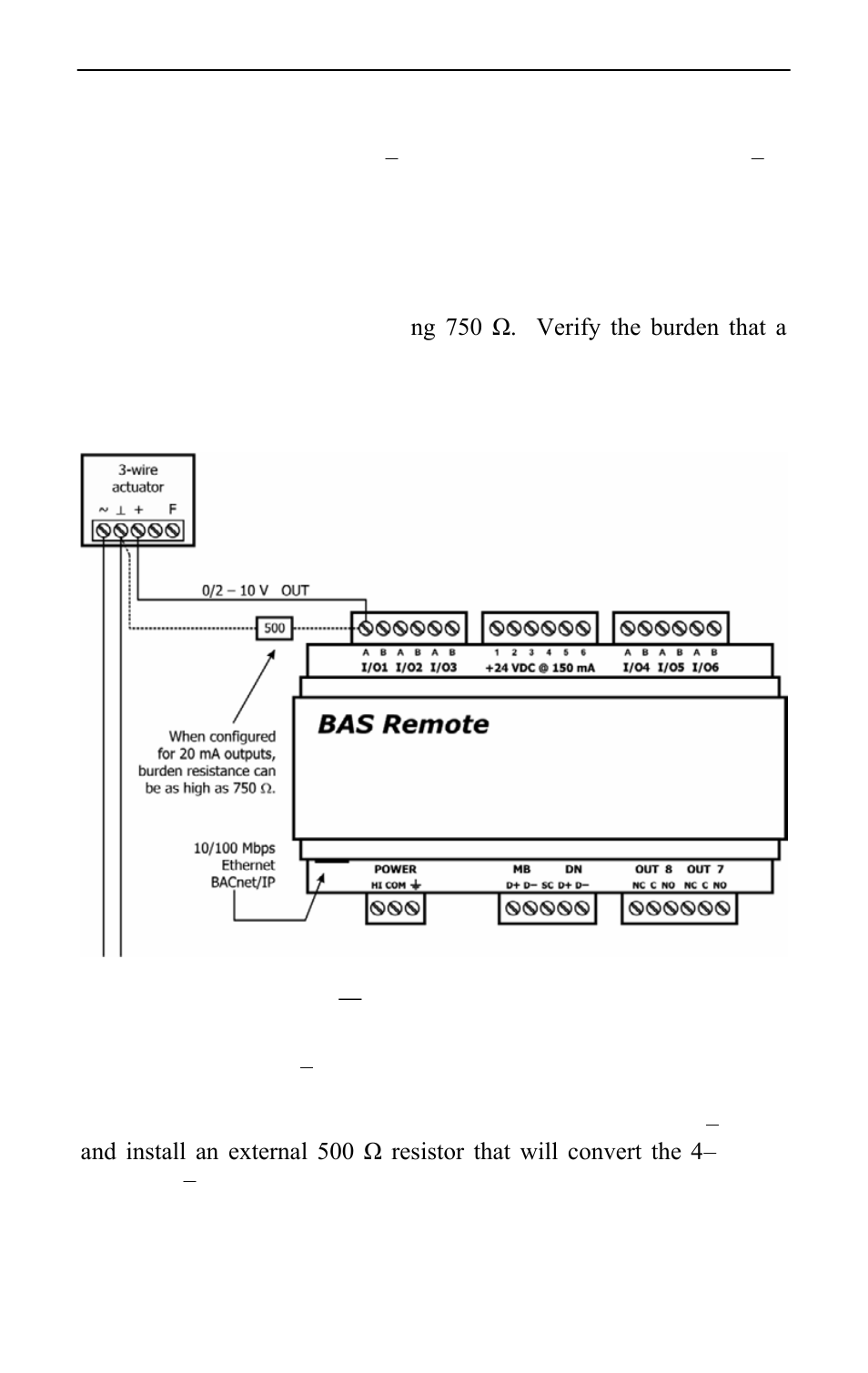 Analog output | Contemporary Control Systems BASremote Installation Guide User Manual | Page 18 / 20