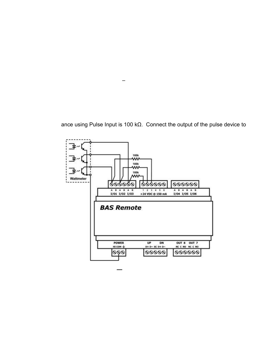 4 pulse inputs, Pulse inputs | Contemporary Control Systems BASremote User Manual (firmware 3.1.x) User Manual | Page 24 / 78