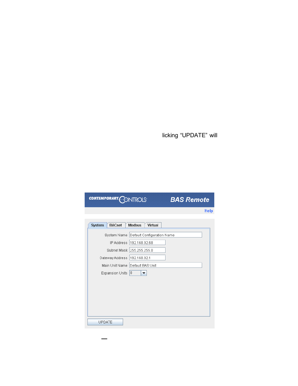 3 system configuration | Contemporary Control Systems BASremote User Manual (firmware 3.1.x) User Manual | Page 30 / 78