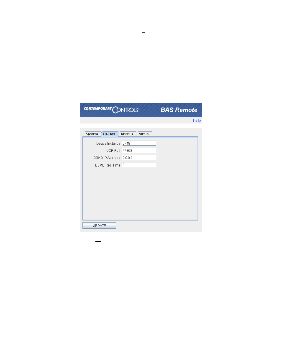 4 bacnet configuration | Contemporary Control Systems BASremote User Manual (firmware 3.1.x) User Manual | Page 31 / 78
