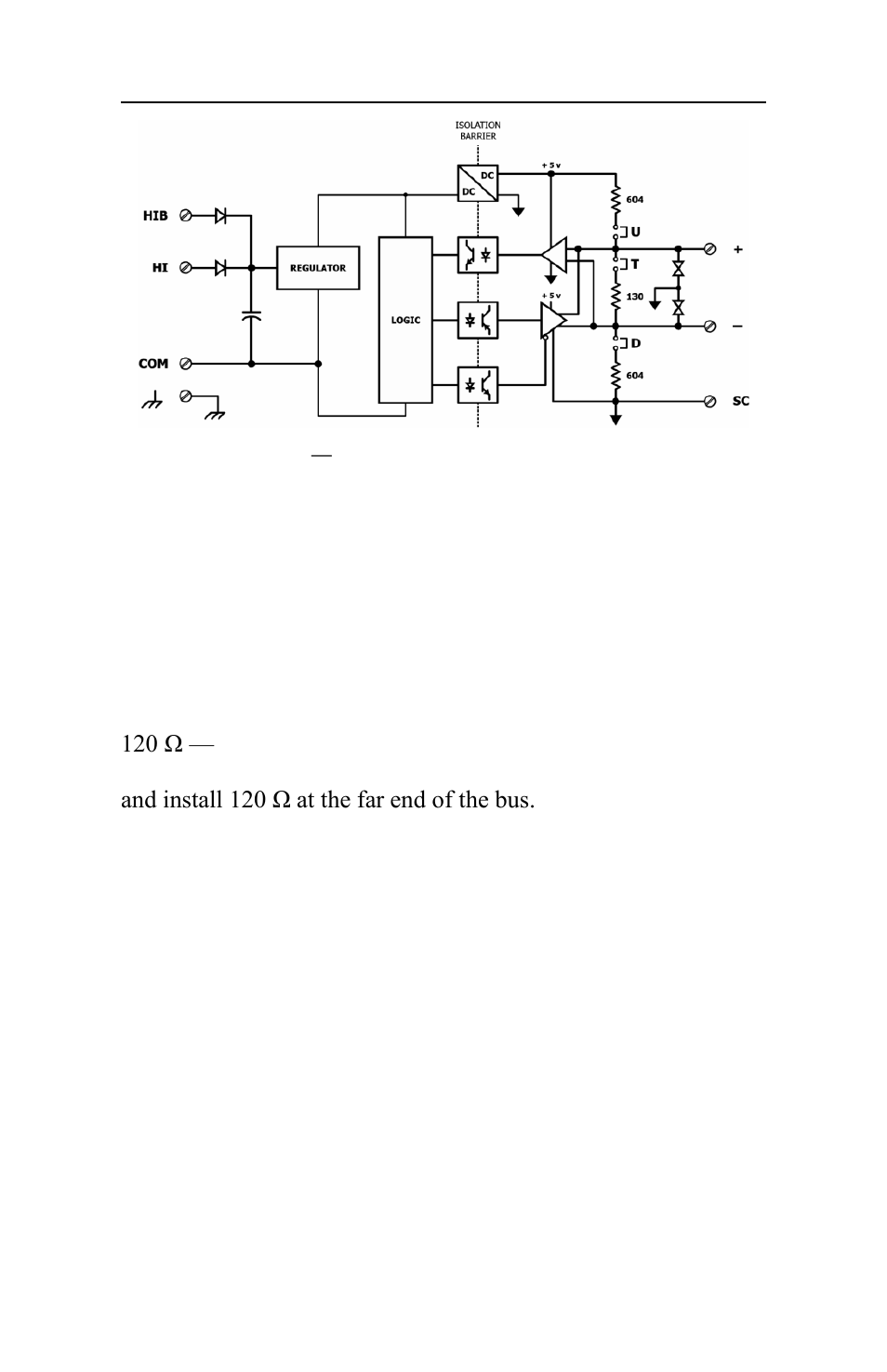 1 eia-485 bias and termination jumpers, 2 ethernet port, 3 reset switch | Contemporary Control Systems BASrouter Installation Guide (Firmware 2.x) User Manual | Page 12 / 24