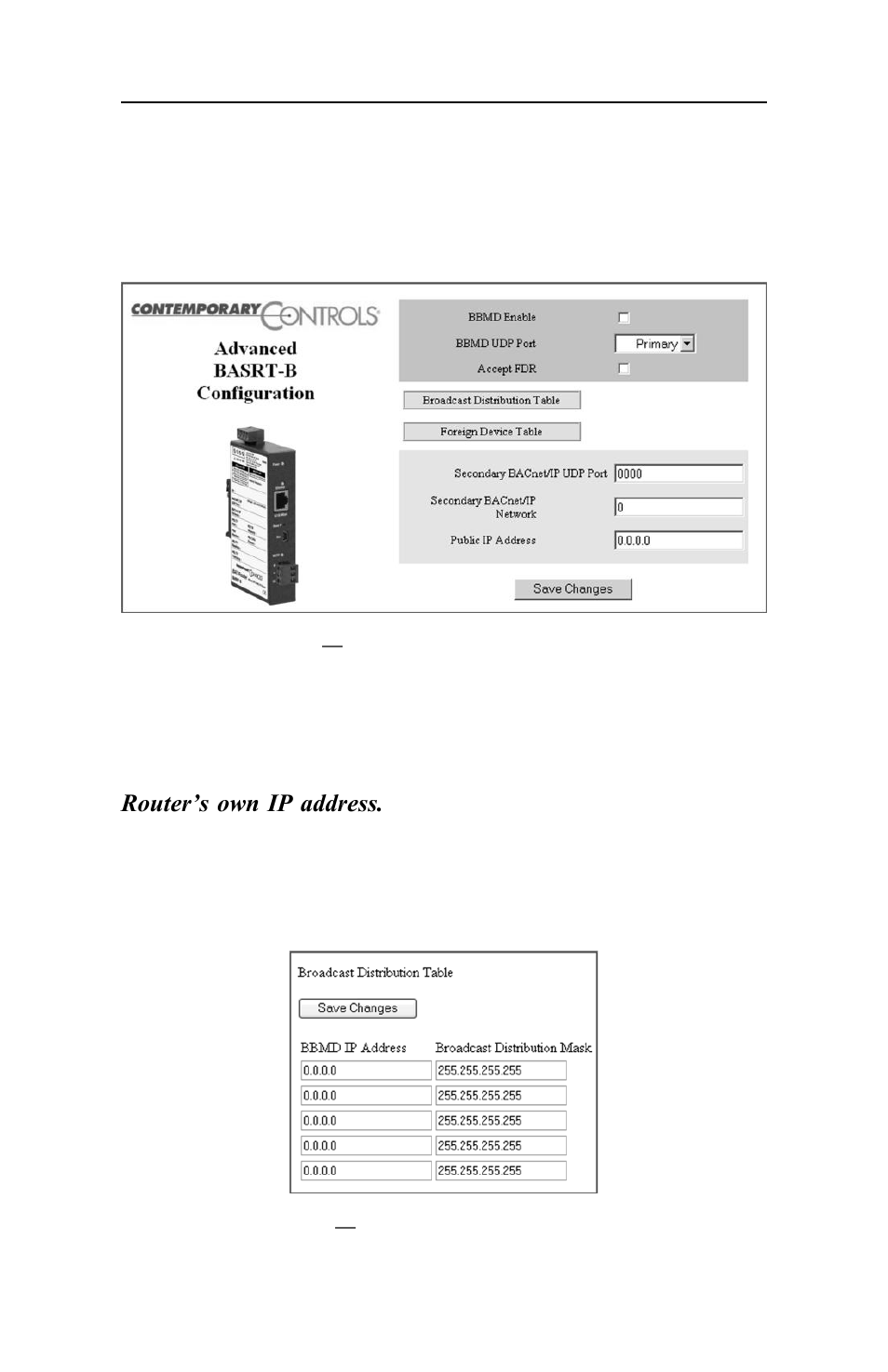 N figure 16, Figure 17 | Contemporary Control Systems BASrouter Installation Guide (Firmware 2.x) User Manual | Page 21 / 24