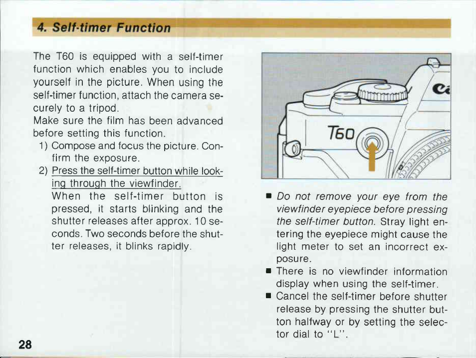 Canon T 60 User Manual | Page 30 / 85