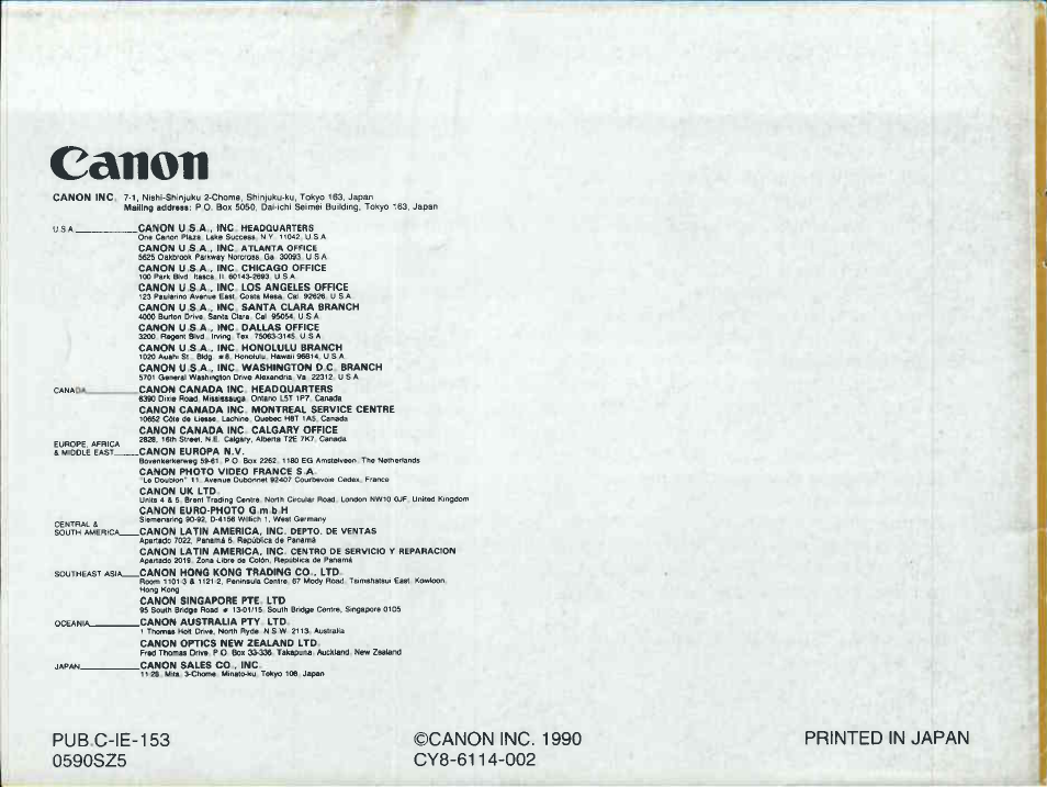 Canon T 60 User Manual | Page 44 / 85