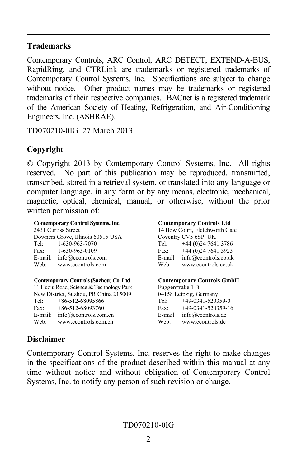 Contemporary Control Systems BASrouter Portable Installation Guide (Firmware 2.6.x) User Manual | Page 2 / 20