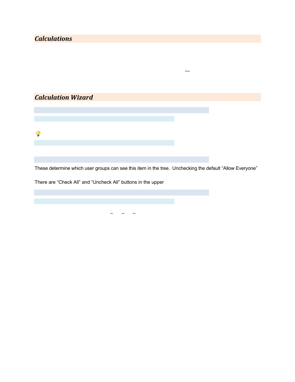Calculations, Calculation wizard, Settings tab | Label, Description, Group settings tab, Advanced tab, Name | Contemporary Control Systems BASview User Manual | Page 23 / 81