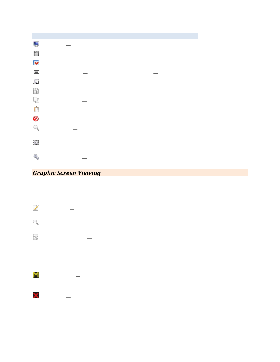 Toolbar buttons, Graphic screen viewing | Contemporary Control Systems BASview User Manual | Page 39 / 81