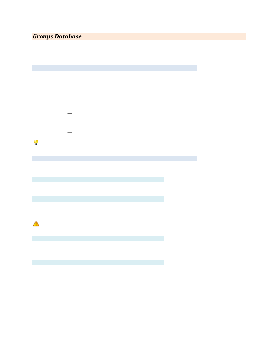 Groups database, List of groups, Settings editor | Group name, Home screen, Maximum open graphics, Permissions | Contemporary Control Systems BASview User Manual | Page 40 / 81