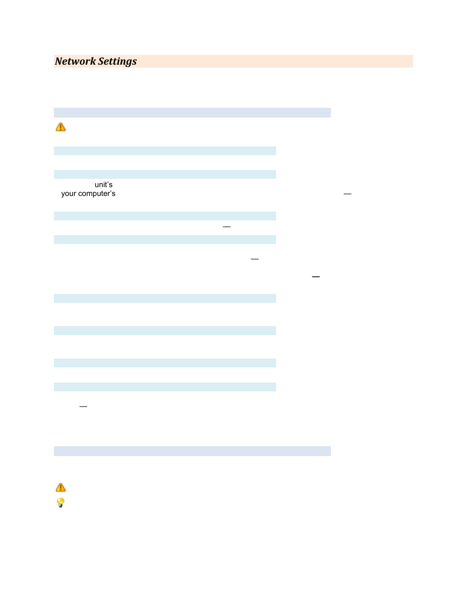 Network settings, Network tab, Type | Ip address, Subnet mask, Broadcast, Default gateway, Host name, Web server port, Email tab | Contemporary Control Systems BASview User Manual | Page 58 / 81