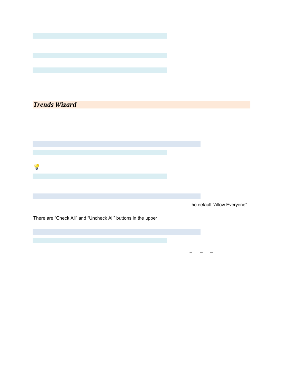 Chart selection column, Colour selection column, Recording interval selection | Trends wizard, Settings tab, Label, Description, Group settings tab, Advanced tab, Name | Contemporary Control Systems BASview User Manual | Page 80 / 81