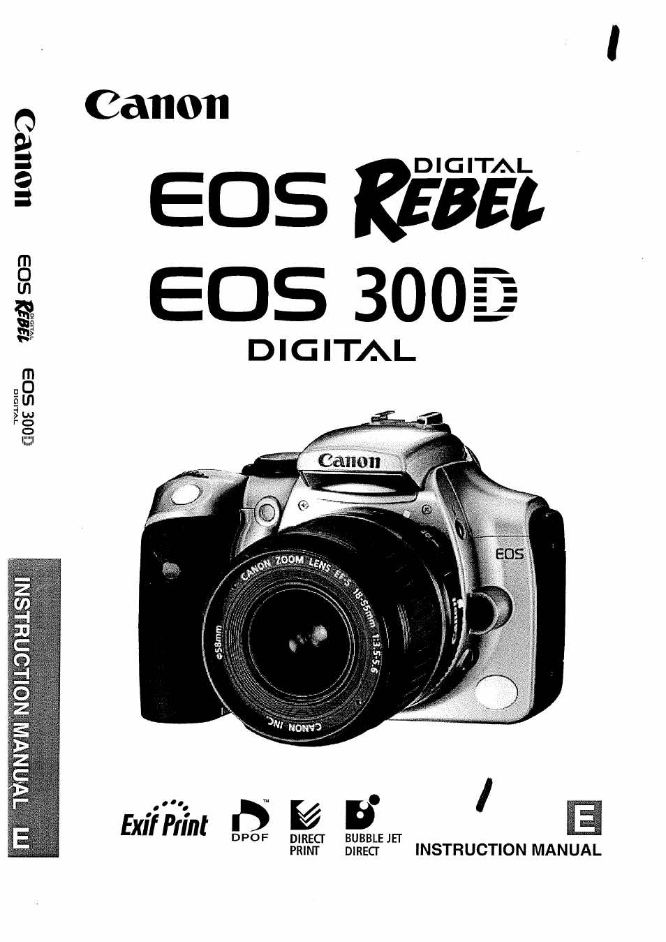 Canon EOS 300 D User Manual | 141 pages