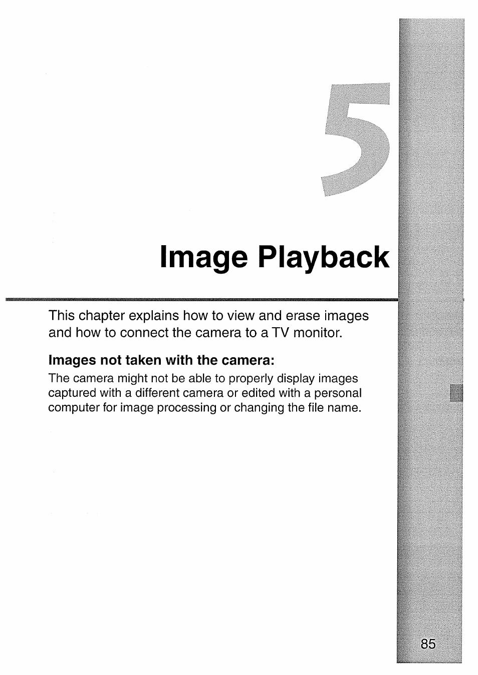 Image playback | Canon EOS 300 D User Manual | Page 87 / 141