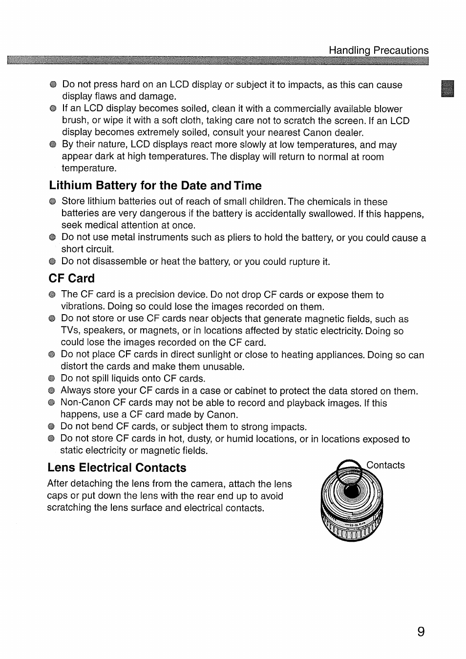 Canon EOS 300 D User Manual | Page 9 / 141