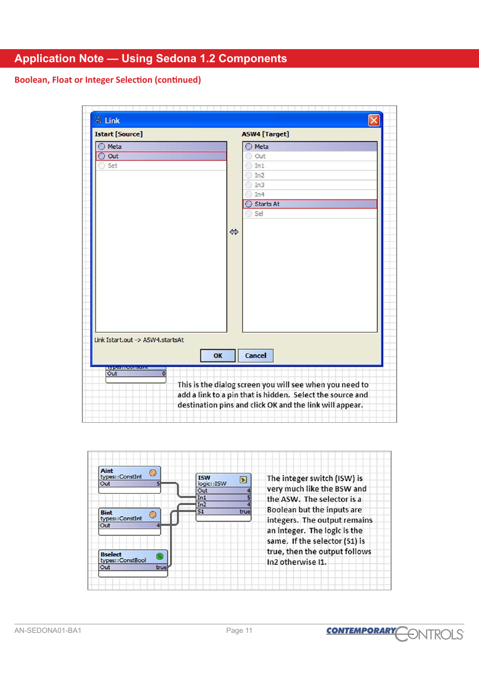 Ontr ls o | Contemporary Control Systems Sedona User Manual | Page 11 / 27