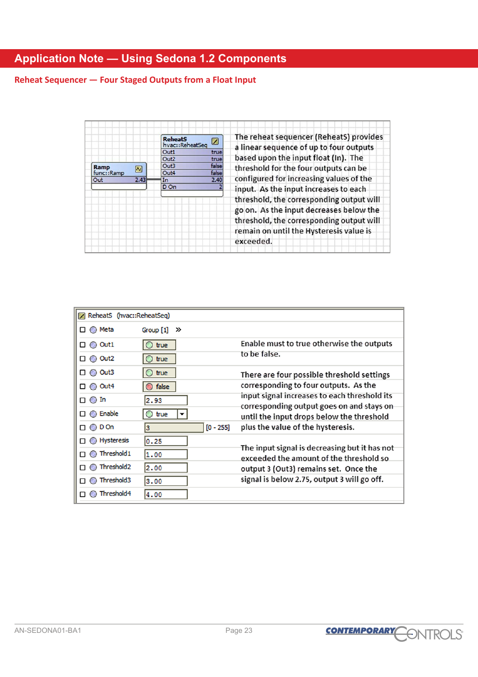 Ontr ls o | Contemporary Control Systems Sedona User Manual | Page 23 / 27