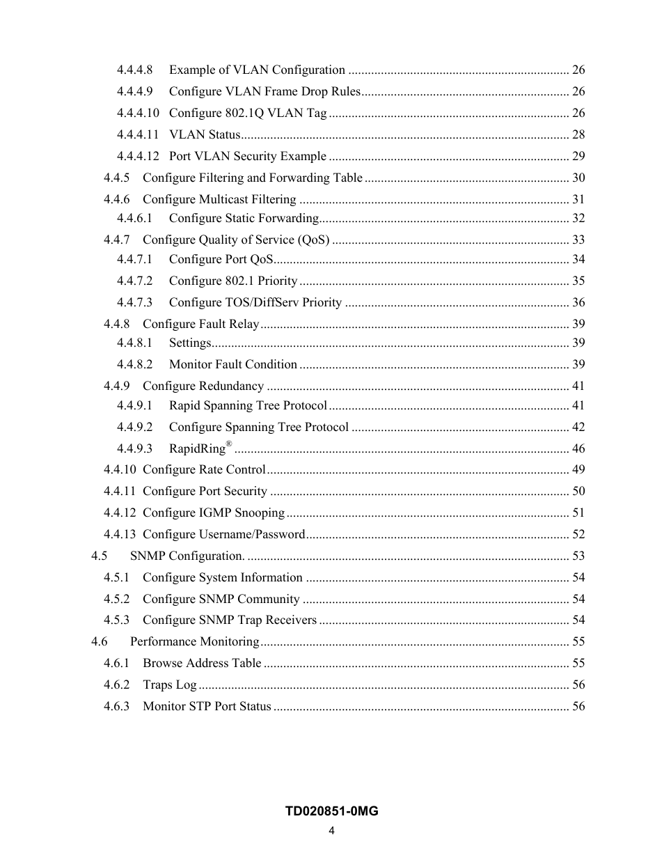 Contemporary Control Systems Compact Managed Switches Software Manual for Web Browser User Manual | Page 4 / 83