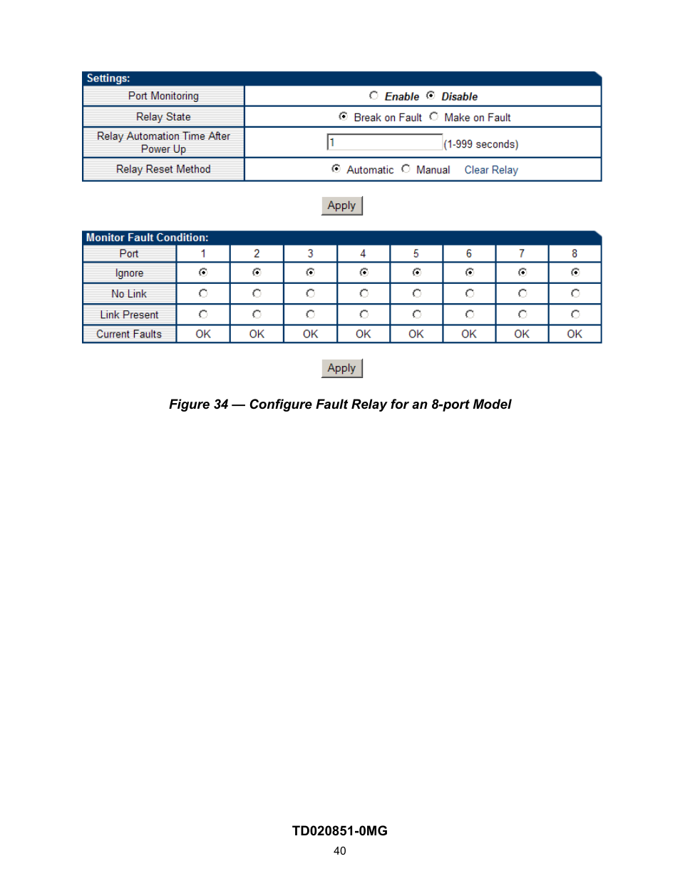 Figure 34, N figure 34 | Contemporary Control Systems Compact Managed Switches Software Manual for Web Browser User Manual | Page 40 / 83