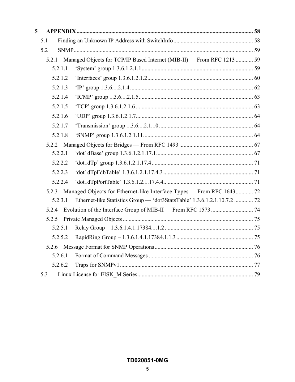 Contemporary Control Systems Compact Managed Switches Software Manual for Web Browser User Manual | Page 5 / 83