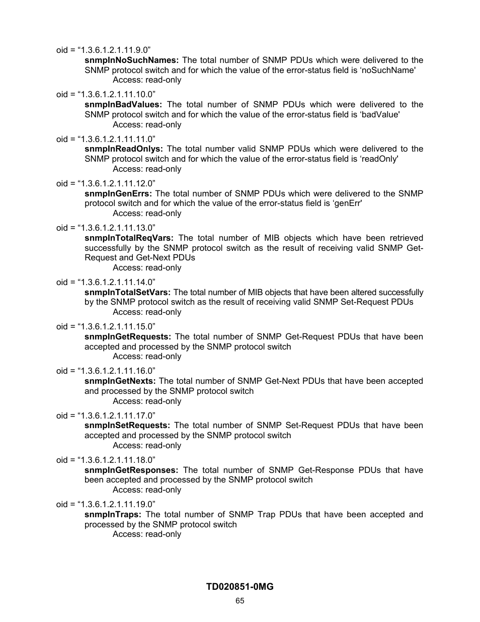 Contemporary Control Systems Compact Managed Switches Software Manual for Web Browser User Manual | Page 65 / 83