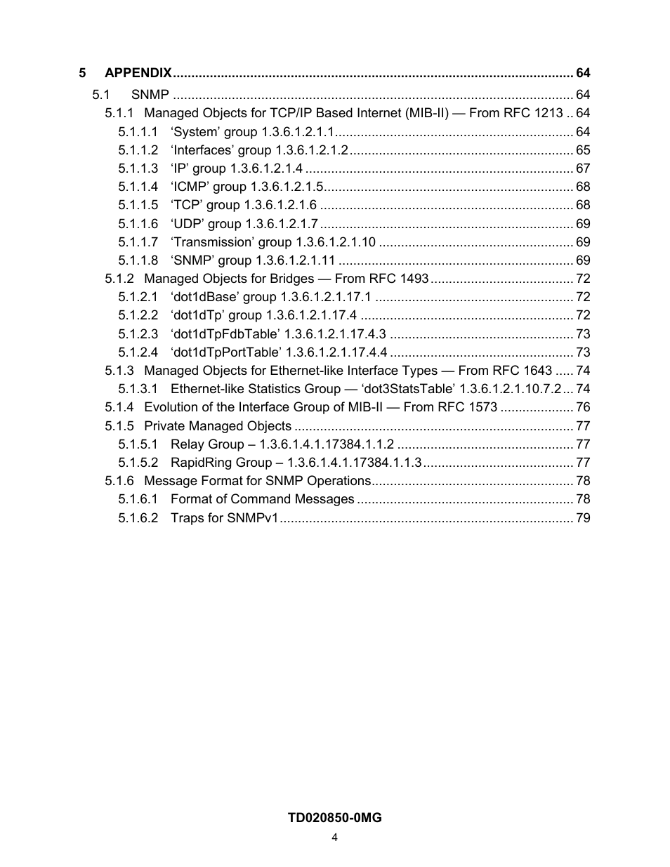 Contemporary Control Systems Compact Managed Switches Software Manual for Console Access User Manual | Page 4 / 80