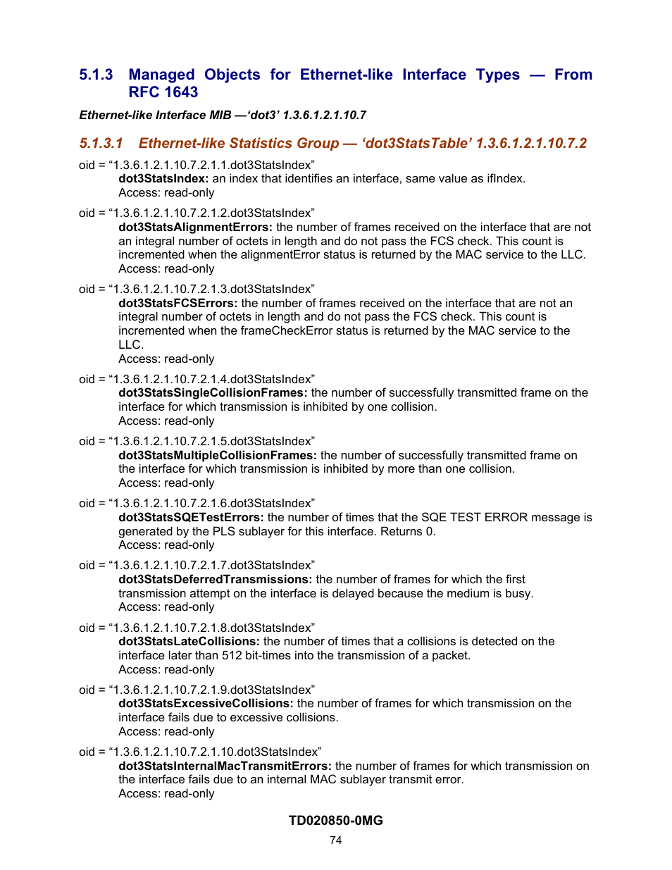 Contemporary Control Systems Compact Managed Switches Software Manual for Console Access User Manual | Page 74 / 80