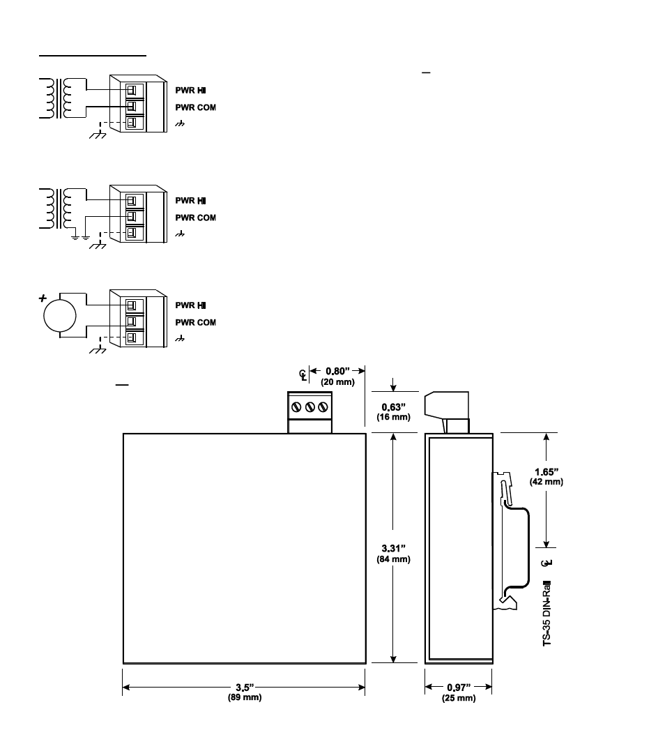 Power considerations, Led indicators, Network connections | Contemporary Control Systems EIBA BAS Unmanaged Switches User Manual | Page 3 / 4