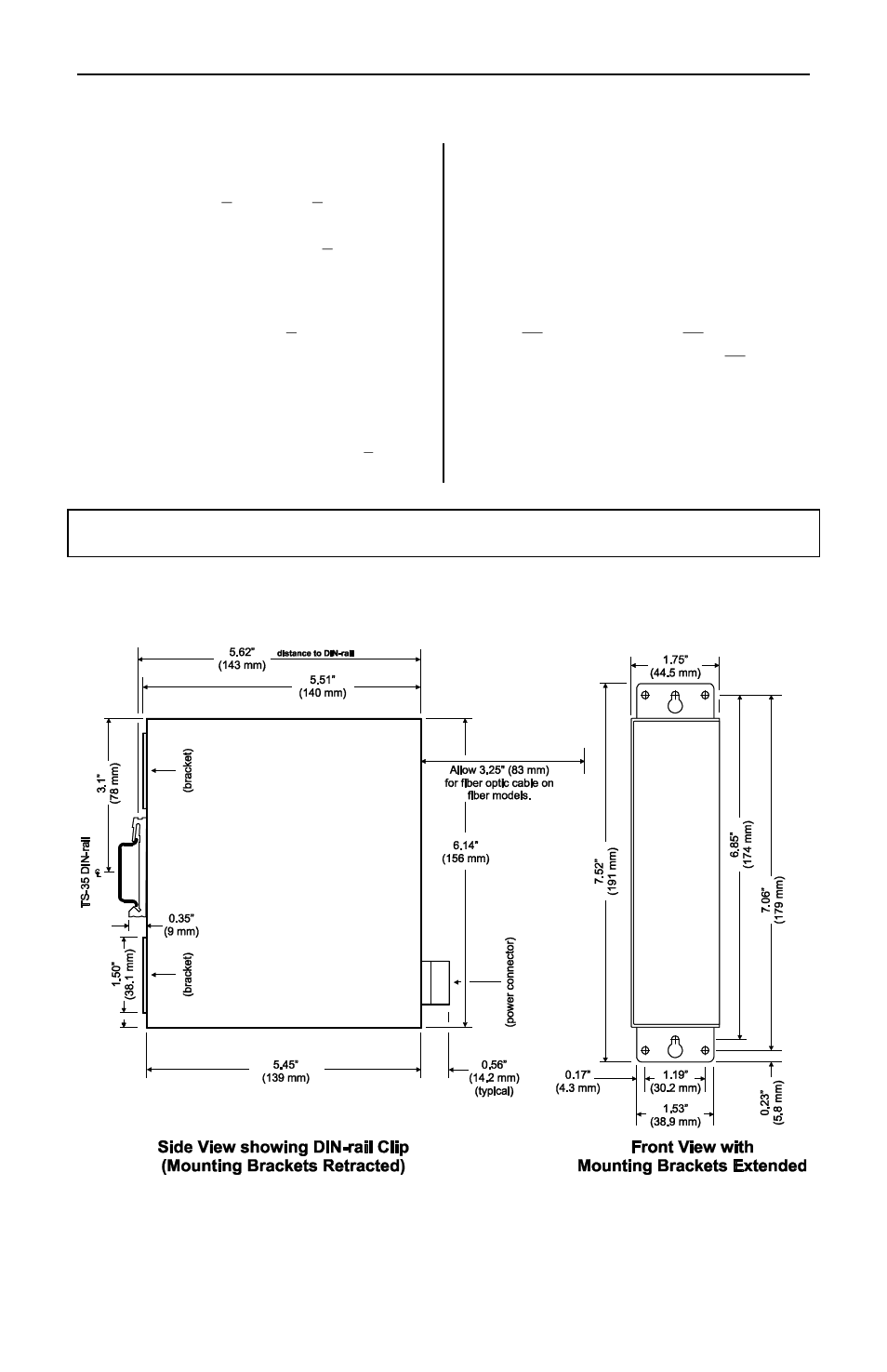 Specifications, Mechanical | Contemporary Control Systems EIS UL864-Compliant Switches User Manual | Page 2 / 8