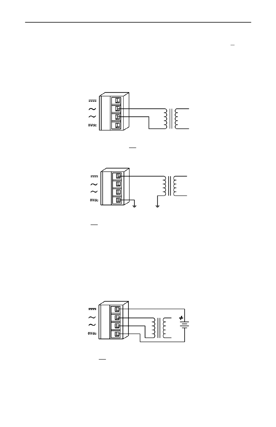 Ac powered, Ac powered with battery backup | Contemporary Control Systems EISC Configurable Switches Installation Guide User Manual | Page 5 / 8