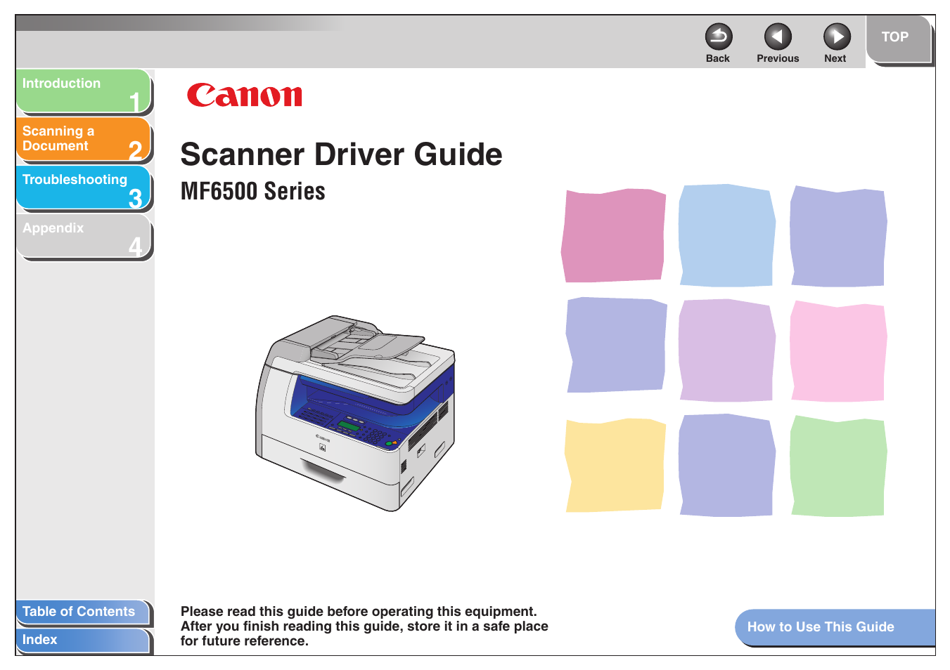 Canon MF6500 User Manual | 80 pages