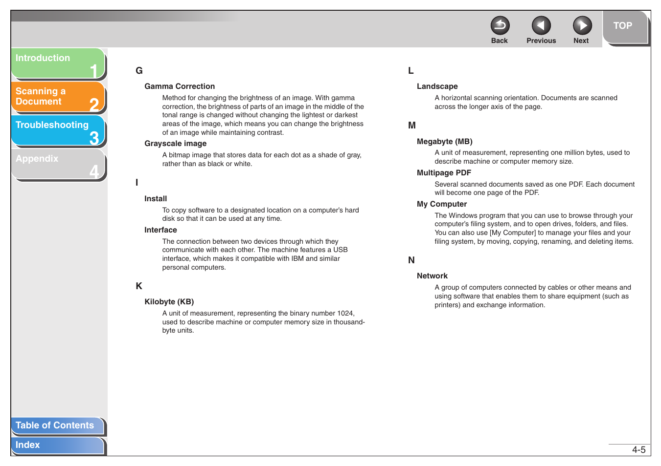 Next | Canon MF6500 User Manual | Page 74 / 80