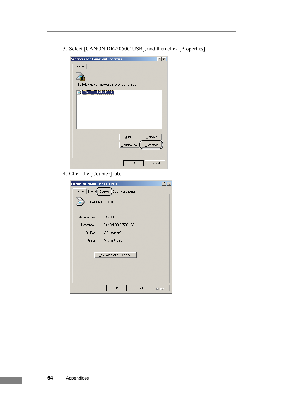 Canon DR-2050SP User Manual | Page 70 / 103