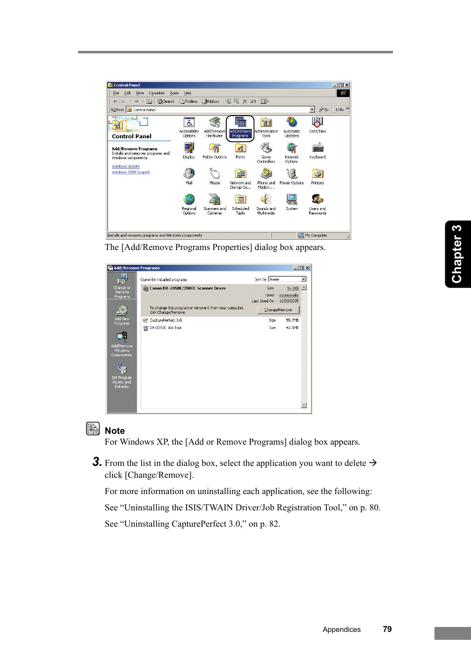 Chapter 3 | Canon DR-2050SP User Manual | Page 85 / 103