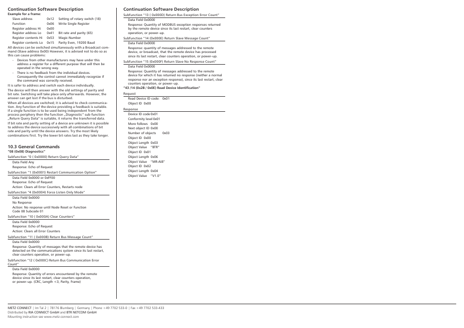 Contemporary Control Systems Modbus Cube I/O MR-AI8 User Manual | Page 4 / 4