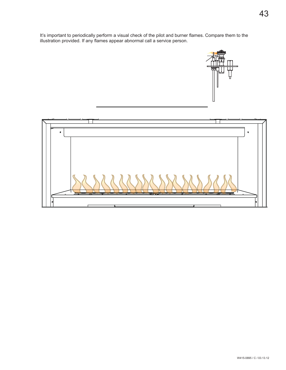 3 flame characteristics | Continental Fireplaces CLHD45 User Manual | Page 43 / 56