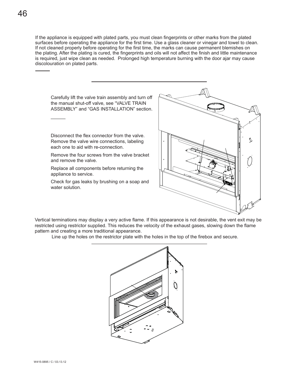 Continental Fireplaces CLHD45 User Manual | Page 46 / 56