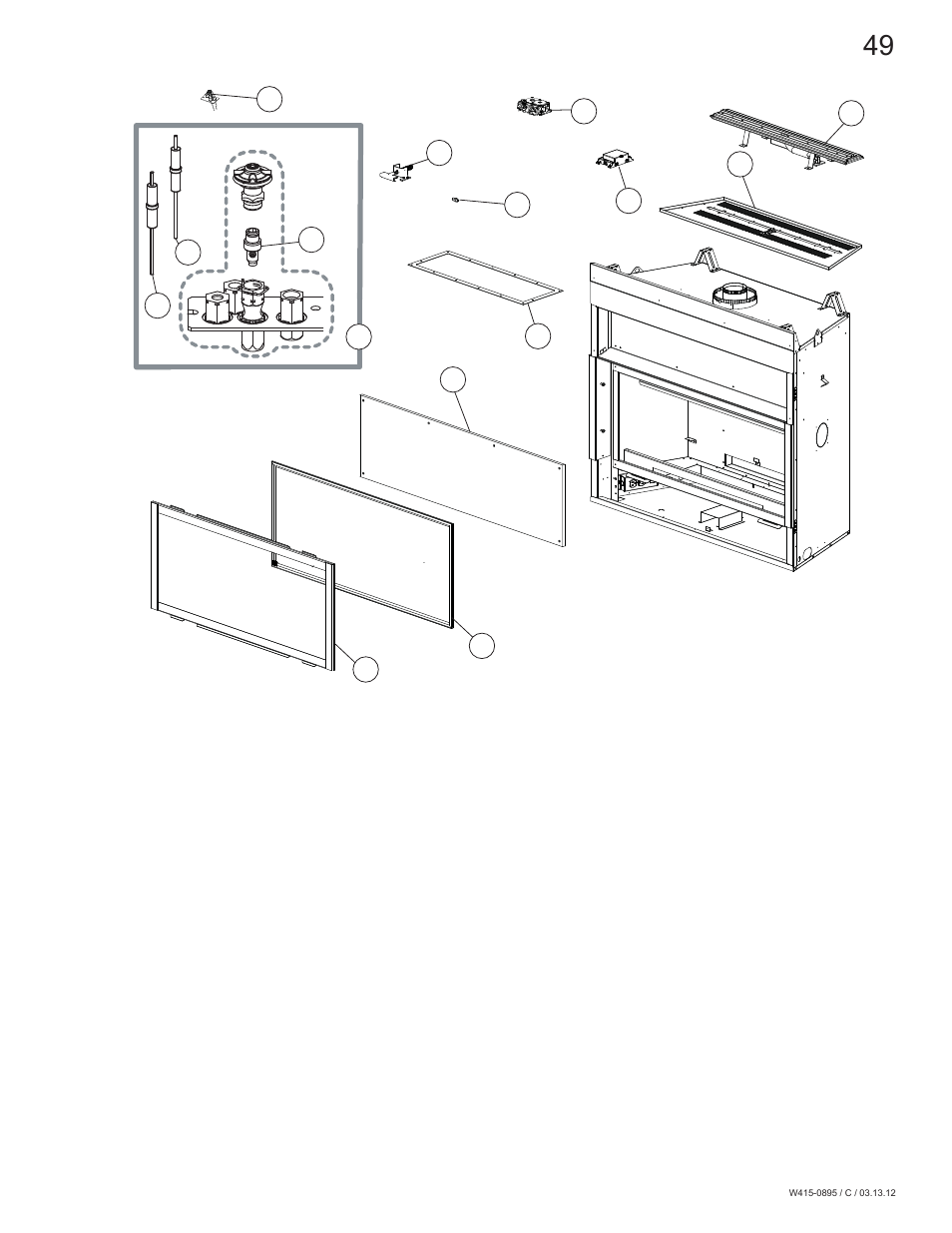 Continental Fireplaces CLHD45 User Manual | Page 49 / 56