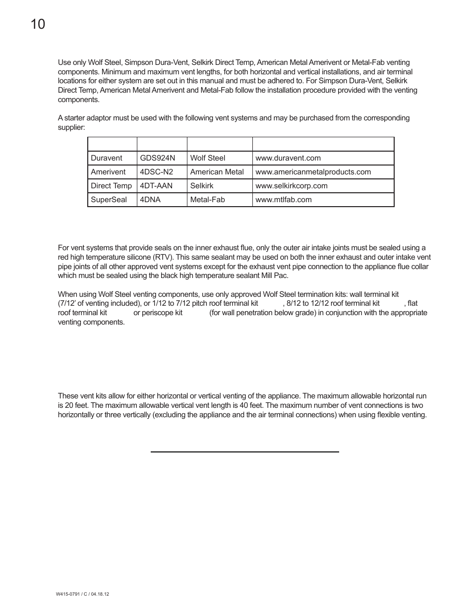 Continental Fireplaces CDVS600 User Manual | Page 10 / 56