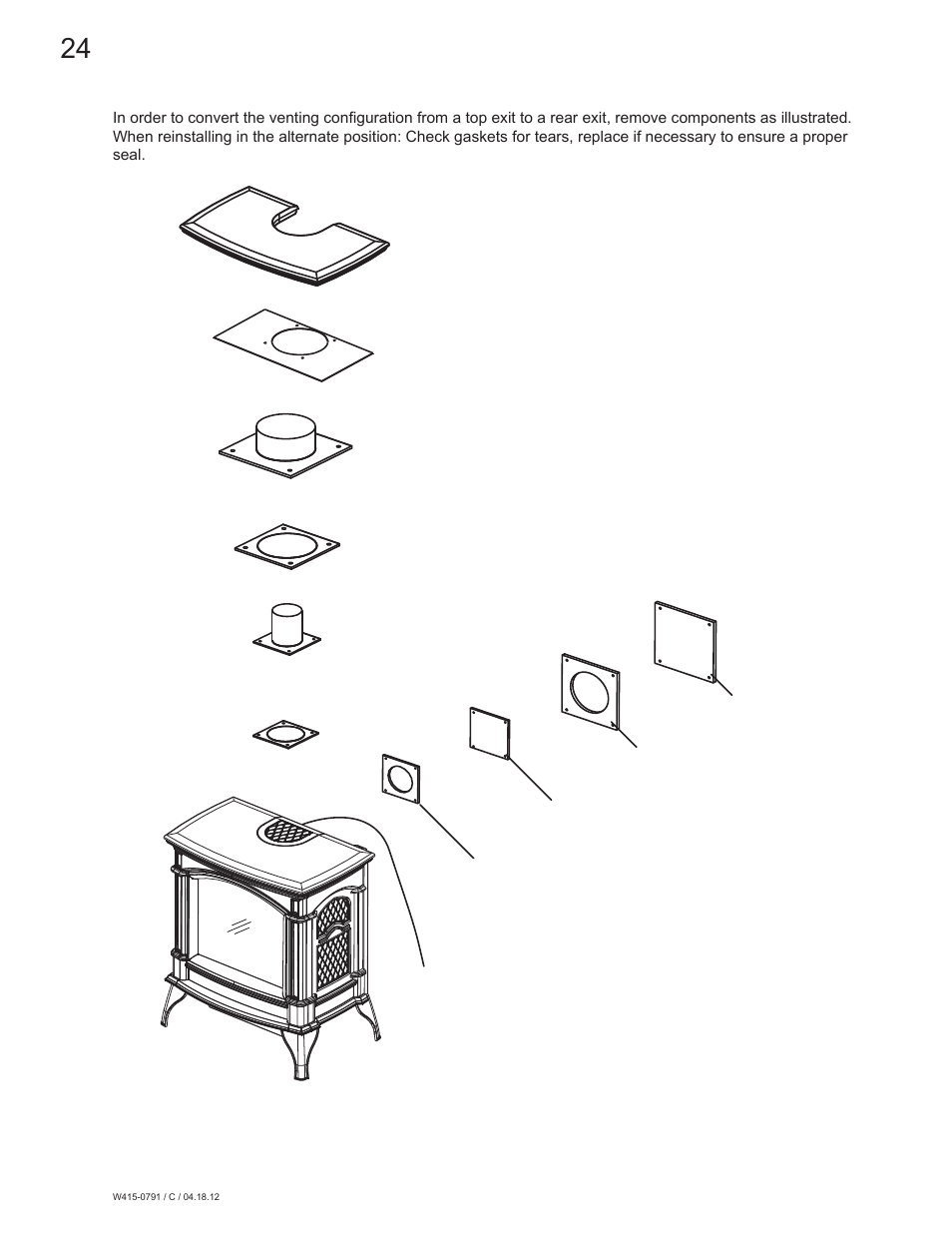 Continental Fireplaces CDVS600 User Manual | Page 24 / 56